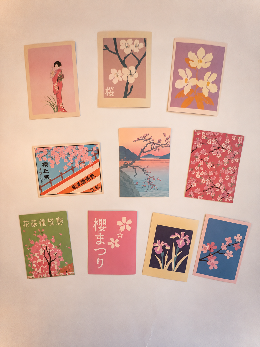 Sakura Season Sticker Pack – 10 Αυτοκόλλητα