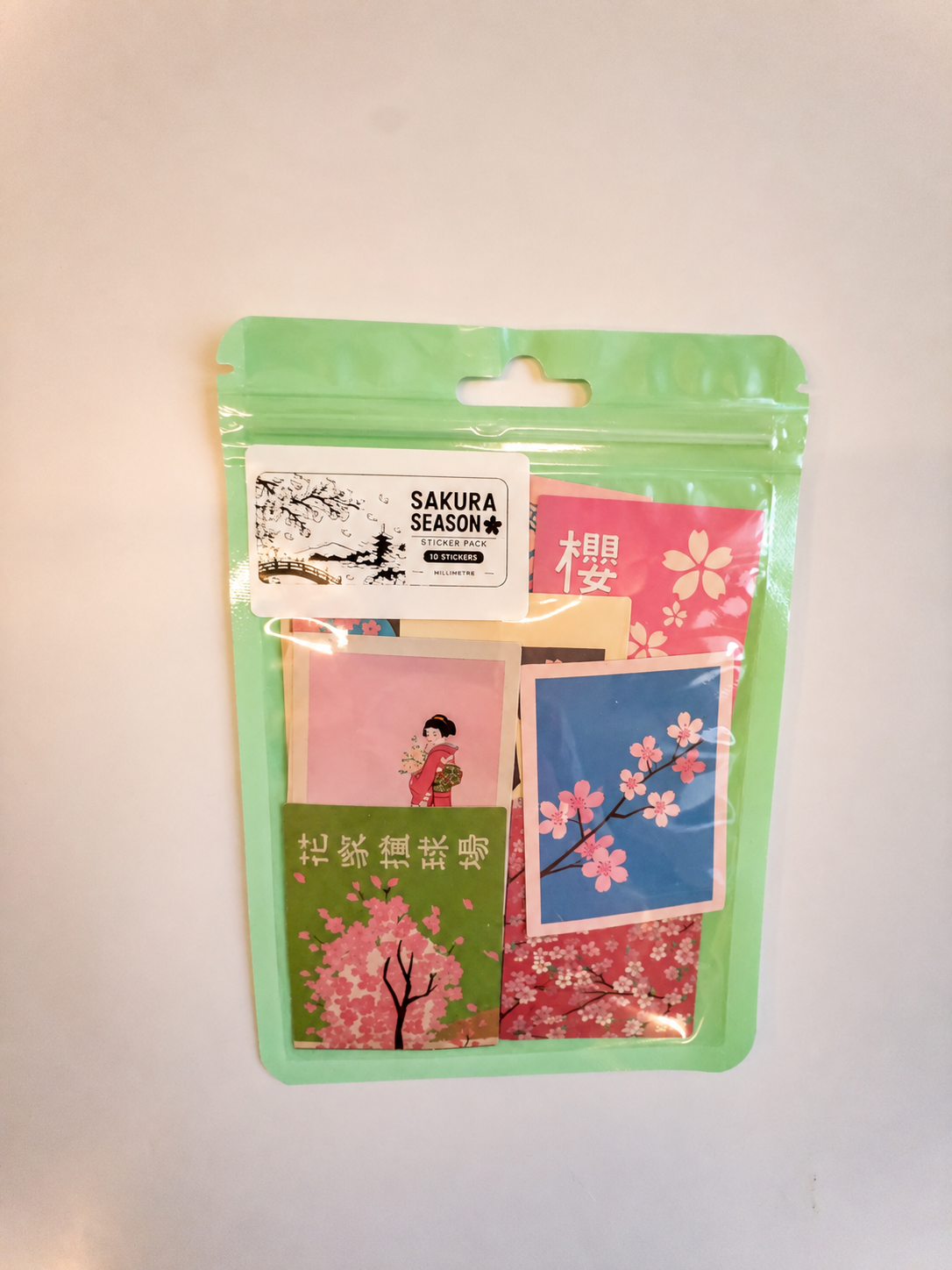 Sakura Season Sticker Pack – 10 Αυτοκόλλητα