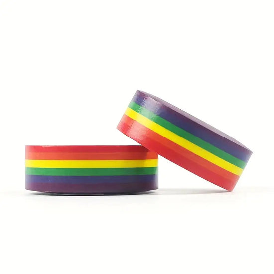 Washi tape rainbow
