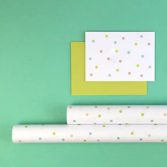 Emma dots wrapping paper