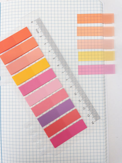 Σελιδοδείκτες αυτοκόλλητοι 10 χρωμάτων