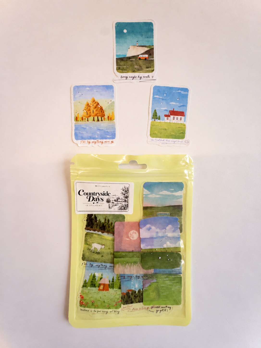 Countryside Days Sticker Pack – 10 Αυτοκόλλητα