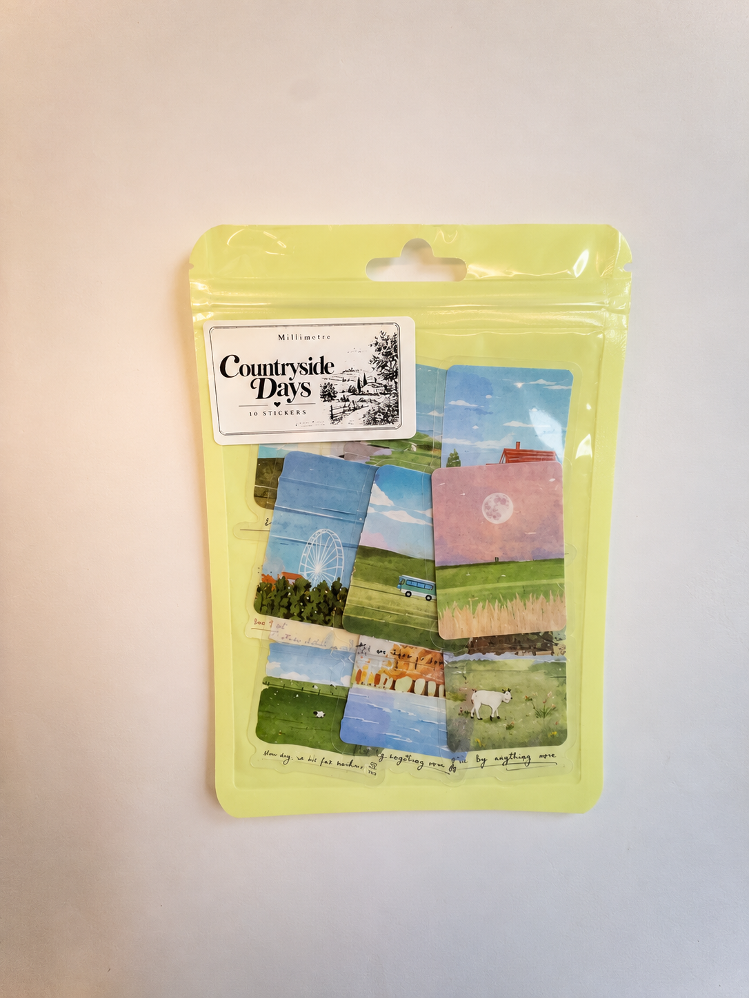 Countryside Days Sticker Pack – 10 Αυτοκόλλητα