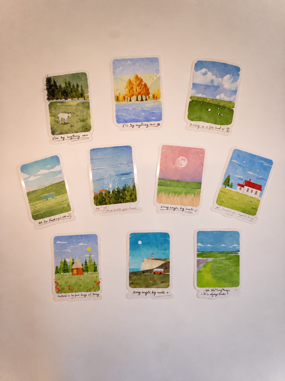 Countryside Days Sticker Pack – 10 Αυτοκόλλητα