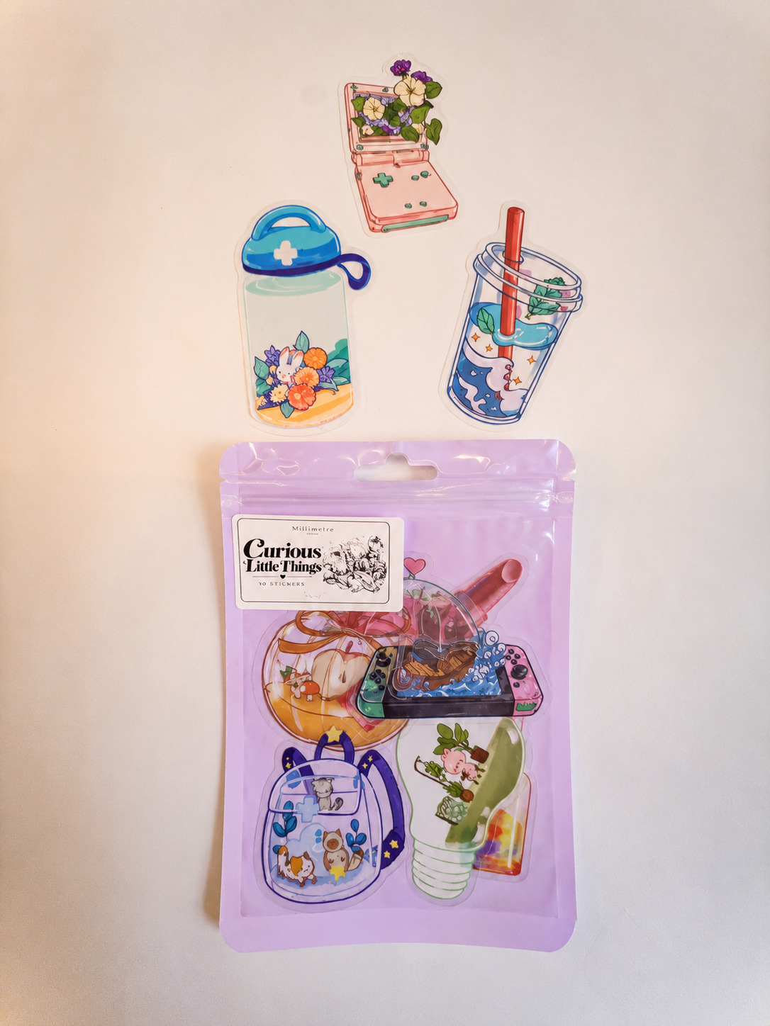 Curious Little Things Sticker Pack – 10 Αυτοκόλλητα