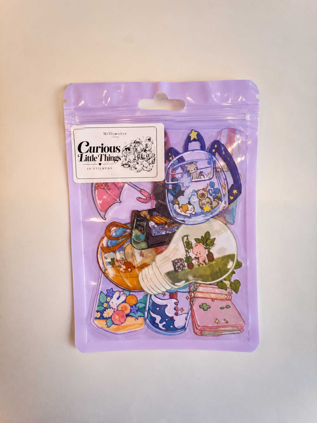 Curious Little Things Sticker Pack – 10 Αυτοκόλλητα