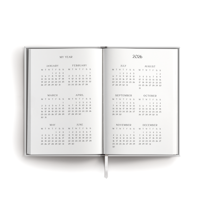 Ημερολόγιο 2026 Hardback Blue Blooms 12,5×16,5 cm