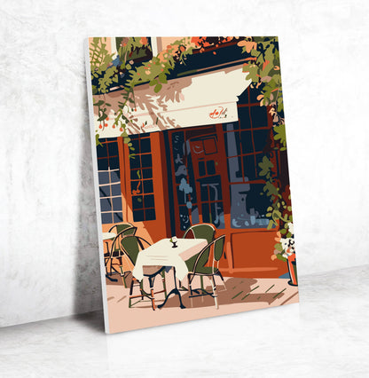 Σετ DIY ζωγραφικής με αριθμούς “A summer in Paris” 30x40