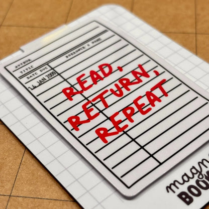 Μαγνητικός Σελιδοδείκτης “Read, Return, Repeat”
