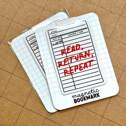 Μαγνητικός Σελιδοδείκτης “Read, Return, Repeat”