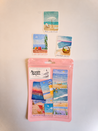 Seaside Stories Sticker Pack – 10 Αυτοκόλλητα