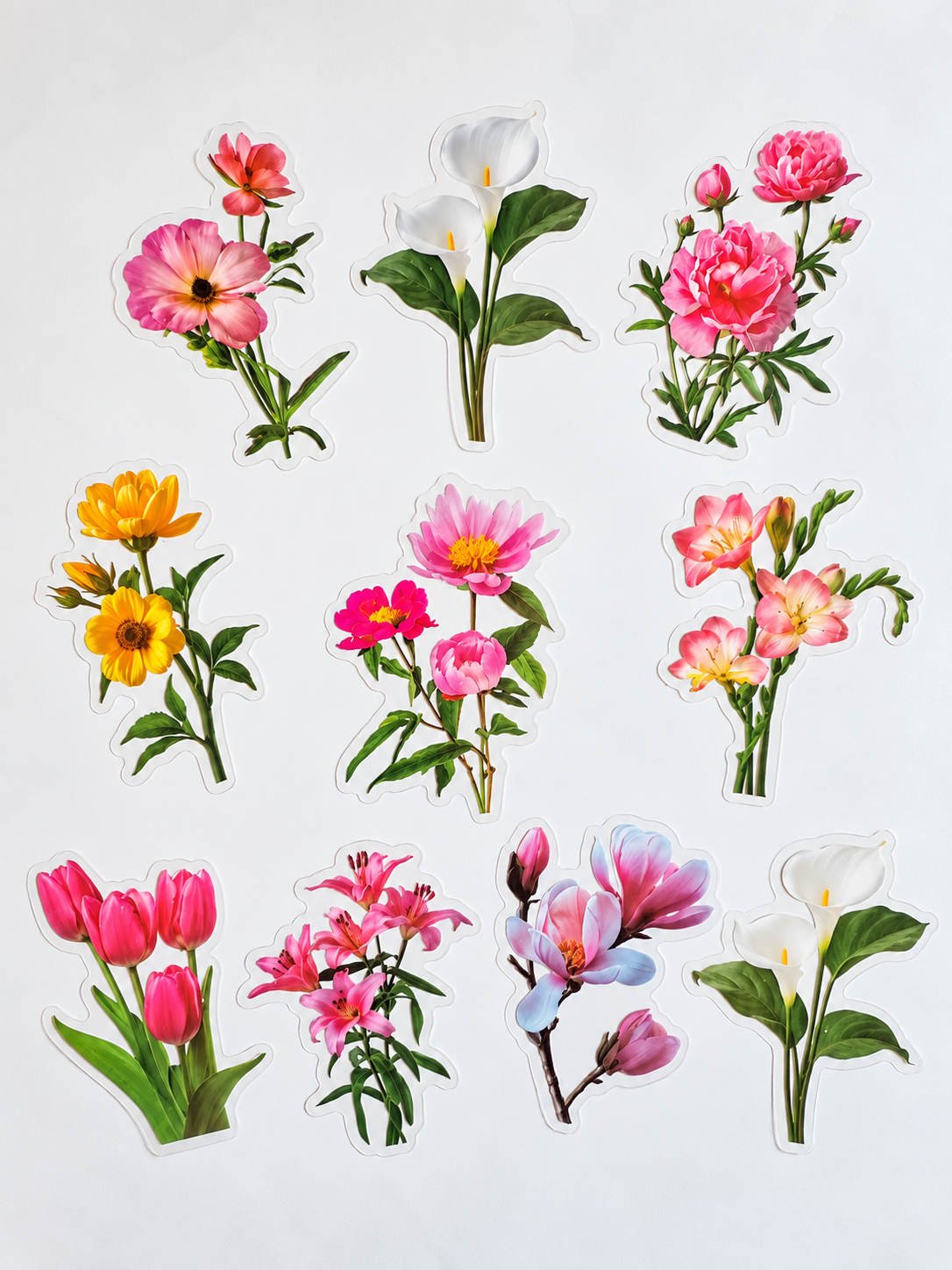 Soft Botanicals Sticker Pack – 10 Αυτοκόλλητα
