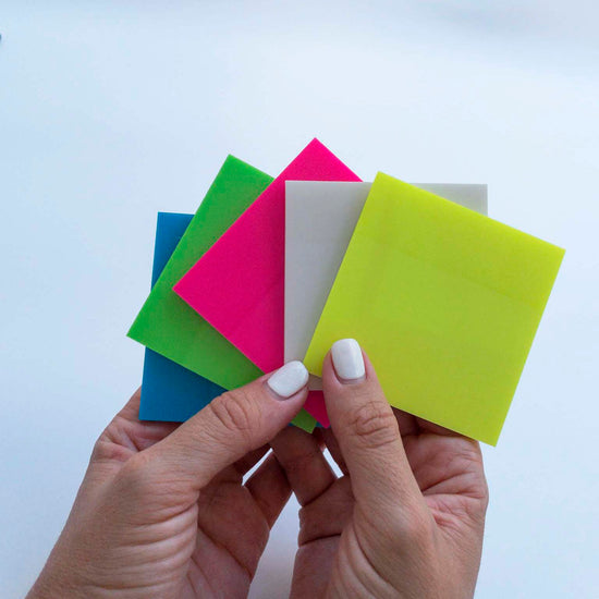 Χαρτάκια σημειώσεων διαφανή bundle των 5