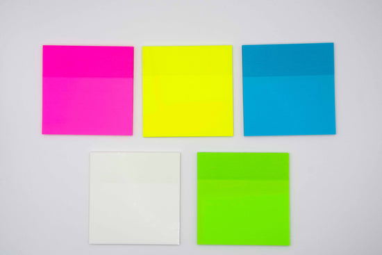 Transparent sticky notes bundle of 5