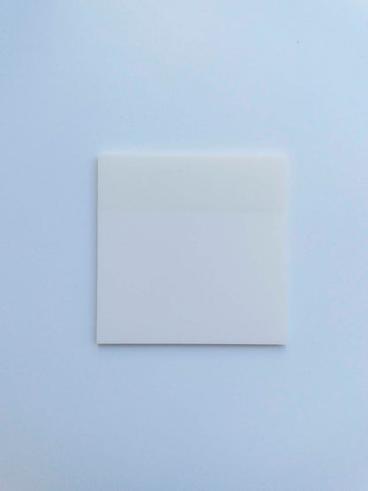 Χαρτάκια σημειώσεων διαφανή άσπρα