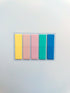 Σελιδοδείκτες αυτοκόλλητοι 5 χρωμάτων απλό