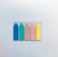 Σελιδοδείκτες αυτοκόλλητοι 5 χρωμάτων βέλος
