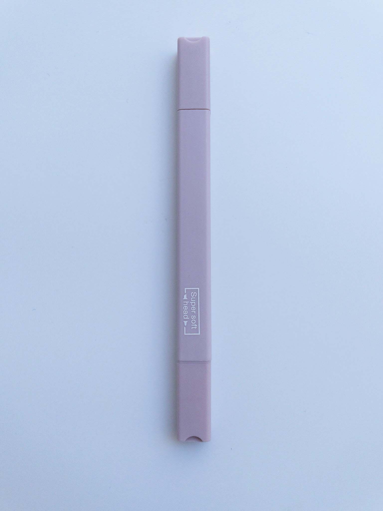 Μαρκαδόρος Υπογράμμισης με διπλή μύτη Pastel Purple