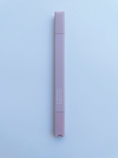 Μαρκαδόρος Υπογράμμισης με διπλή μύτη Pastel Purple