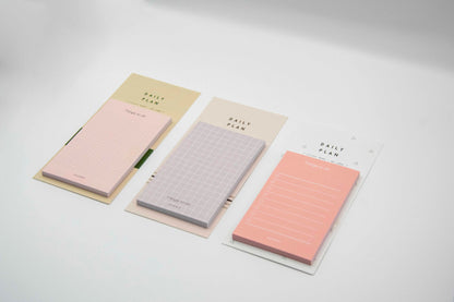 Χαρτάκια σημειώσεων μακρόστενα σε τρία σχέδια