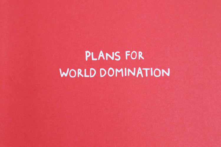 Τετράδιο Α4ish plans for world domination