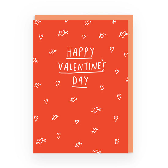 Κάρτα Happy Valentine's Day Cupid Heart's