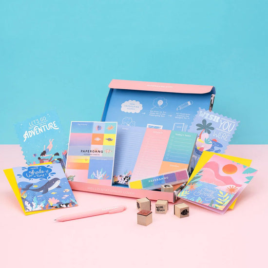 Just Keep Swimming Stationery Box