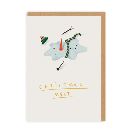 Χριστουγεννιάτικη Κάρτα Melty Snowman