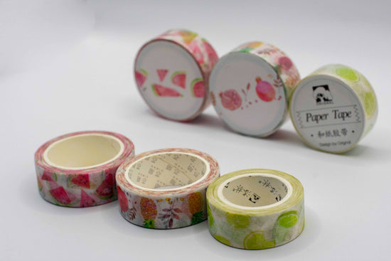 Washi tape φρούτα