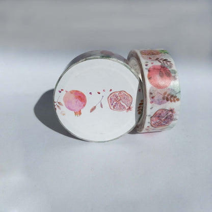 Washi tape pomegranate