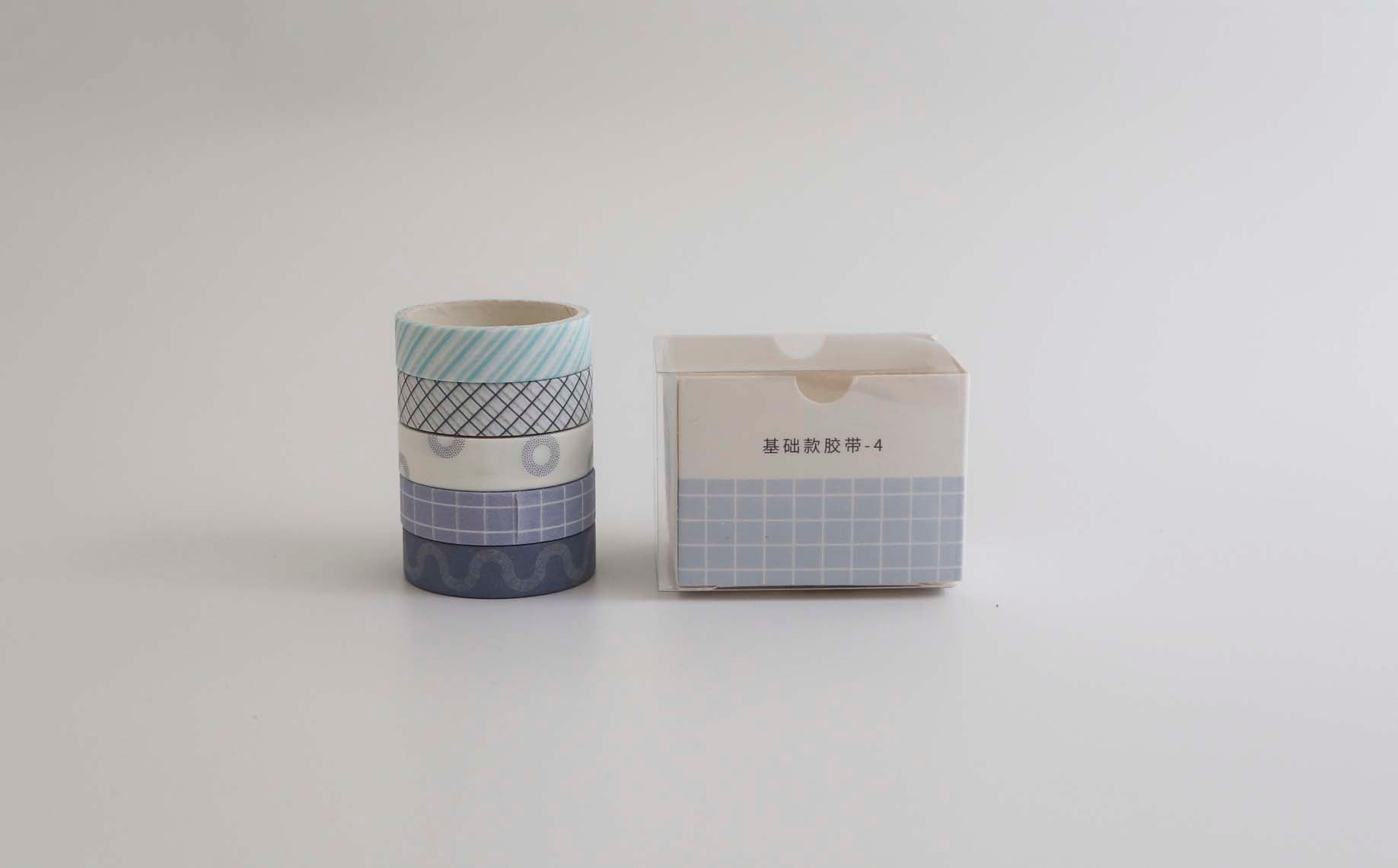 Washi tape set 5 τεμαχίων