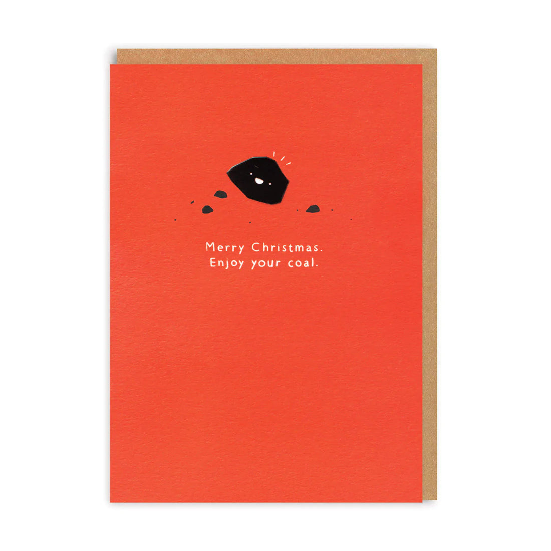 Χριστουγεννιάτικη Κάρτα Merry Christmas enjoy your coal enamel pin