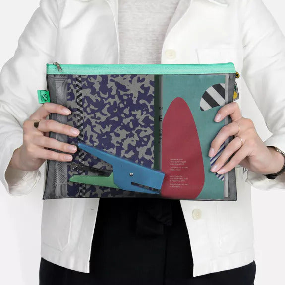 Κασετίνα mesh fabric Μεγάλη 31 x 23 cm