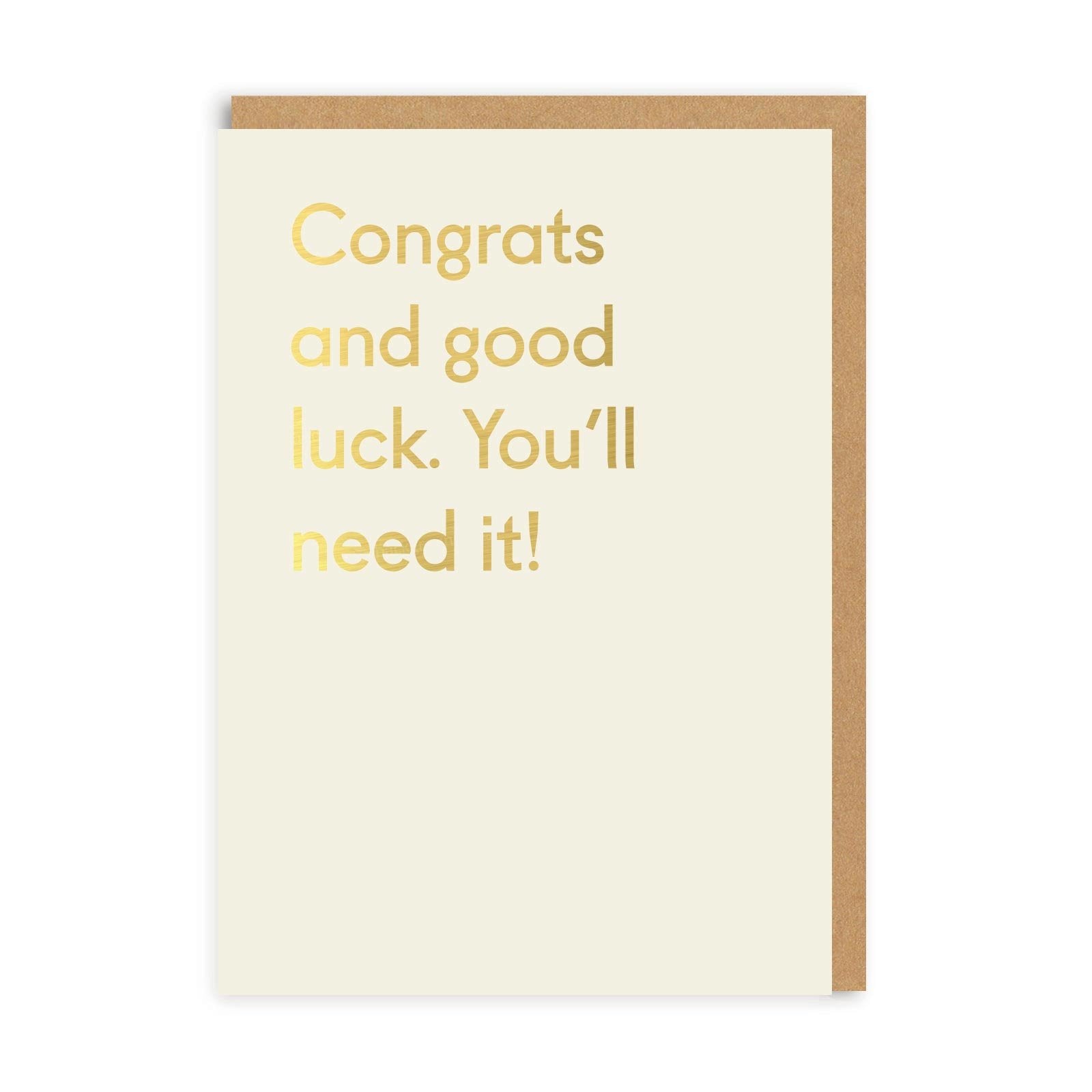 Κάρτα Congrats and good Luck, You&